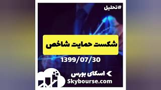 1399/07/30🔴شکست حمایت شاخص