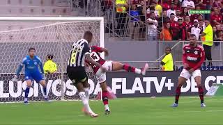 Melhores momentos de flamengo 1 x 2 SANTOS