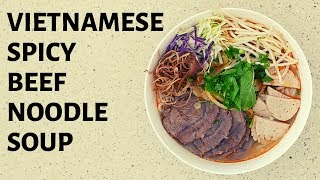 Authentic Vietnamese Spicy Beef Noodle Soup - Bun Bo Hue | INSTANT POT | MAMATRAN