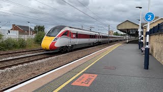 LNER 801112/800205 cross over with GBRf 66781 - Retford 30/06/24