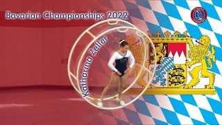 Katharina Hoffmann Bavarian Championships 2022 in Gymwheel Age Groupe15 16 2nd Place