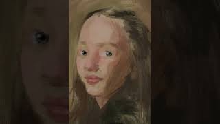 #asmr Painting of a girl - Tip for color #art