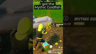 I got the Mythic Goldfish in Fortnite Reload