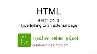 Hyperlinking to an external page