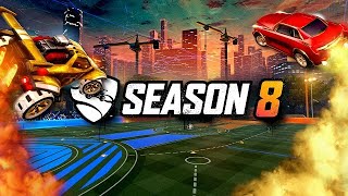 Welcoming Season 8 in Rocket League (Noob gameplay)