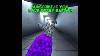 Running for my life in scary baboon