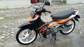 SUZUKI SATRIA RU HITAM ORANGE 2TAK #suzuki #suzukisatria2tak