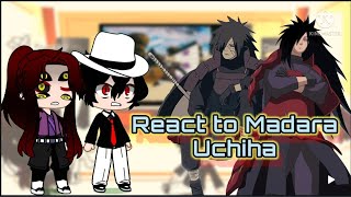 Upper Moons + Muzan react to Uchiha Madara/Zack+(Gacha)