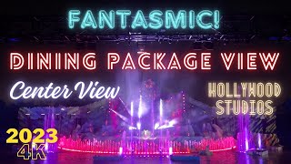 4K Fantasmic! Hollywood Studios WDW - Center View - Hollywood Brown Derby Dining Package - 7/2/2023