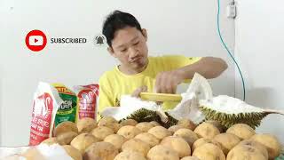 MUKBANG DURIAN AND SANTOL