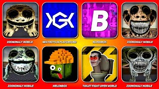 Nextbots in Playground Мод Zoonomaly Mobile,Melonbox,Bloodbox,Toilet Fight Открытый мир | Геймплей