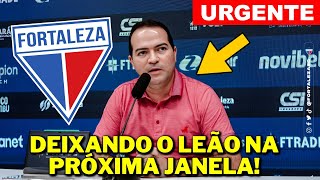 SAIU AGORA! VOJVODA BATE O MARTELO! PEGOU A TORCIDA DE SURPRESA! ÚLTIMAS NOTÍCIAS DO FORTALEZA