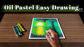 Oil Pastel Easy drawing step by step tutorial #shorts #ytshortsfeature #shortvideoviral