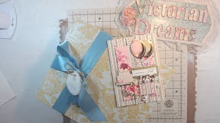 Birthday Card using @annagriffinvideosBirthday Box an unboxing #cardmaking #album #gluegunchronicles