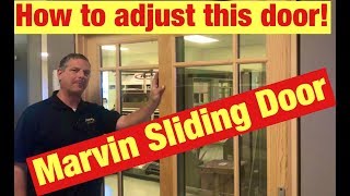 Marvin Sliding Door, How To Adjust