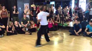 Kadu & Larissa - zouk demo dance in Moscow, March 2014