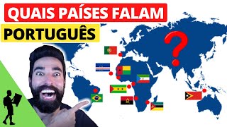 🌎 Quais Países que Falam PORTUGUÊS no MUNDO? #shorts