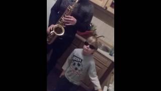 What happens when your mother isn't home (with saxophone)