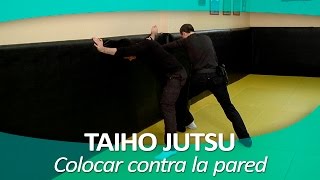 TAIHO JUTSU 10 (sistema japonés defensa personal policial) |  Colocar persona contra la pared