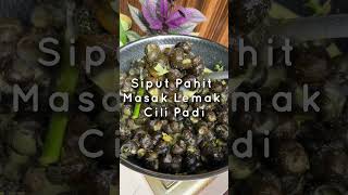 Siput sedut masak lemak cili api