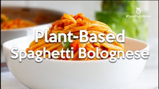 Plant Based Spaghetti Bolognese