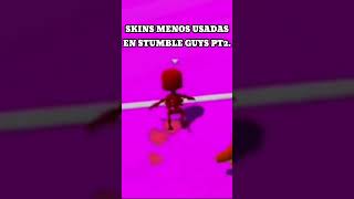 LAS SKINS MENOS USADAS DE STUMBLE GUYS!! PT2