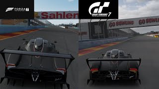 Forza Motorsport 7 & Gran Turismo 7 Side-by-side Comparison at Watkins Glen