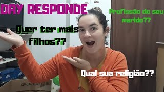 RESPONDENDO PERGUNTAS DOS INSCRITOS | Dayana Rodrigues Mãe de 3