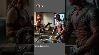 Funny conversation between deadpool and ladypool || AI || #deadpool #shorts #ai #aicontentcreation