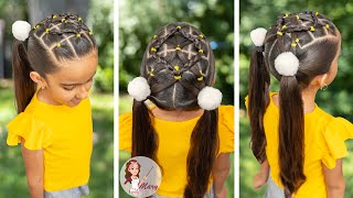 DIAMANTE ♦️ EN TRENZAS CON COLETAS DE LA CHILINDRINA