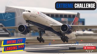 Most BAD SKILLS BIG Airplane Flight Landing!! Delta Airlines Boeing 777 Landing at Tampa Airport