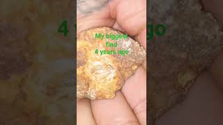 Biggest Raw Gold Nugget #prospecting #goldprospecting #goldnugget #mining