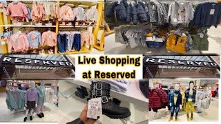 RESERVED  NEW KIDS COLLECTION 2022  || Reserved New kids winter collection #shoppingvlog #yt