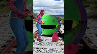 5 different colours Pac - man 2 cat attack car ak firing & safe funnymagic vfx video