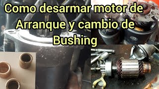 REPARACIÓN MOTOR DE ARRANQUE O ARRANCADOR DE #HYUNDAI Y CAMBIO DE BUSHING #ARRANCADOR #ELECTRICISTA