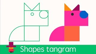 Shapes Tangram with lernin – Shapes and Colors games for kids