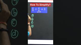 How To Simplify? #maths #shorts #ytshorts #mathproblems