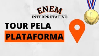 🏆 TOUR PELA PLATAFORMA: ENEM INTERPRETATIVO completo!