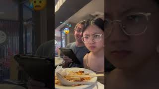 I turn from angry to scared. #funny #couplegoals #eating #family #shorts #short #couple #angry #love