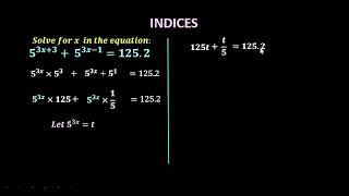 rules of indices maths