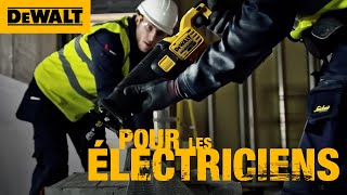 L'outillage professionnel DEWALT indispensable pour les électriciens