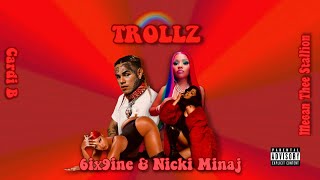 TROLLZ [MASHUP MUSIC VIDEO] - 6ix9ine (feat. Cardi B, Nicki Minaj, & Megan Thee Stallion)