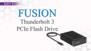 Sonnet 2016 NAB Show Day 1 Product Reveal: Fusion Thunderbolt 3 PCIe Flash Drive