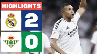 REAL MADRID 2 - 0 REAL BETIS | RESUMEN LALIGA EA SPORTS