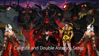 [FGO NA] Rakshasa King — Skull Eboshi Ashiya Douman Fight — Caligula and Double Asterios Setup