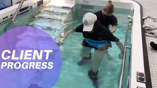 Client Showing Progress – Activity Based and Aqua Training at CORE (Center Of Recovery & Exercise)