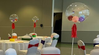 Balloon Centerpiece | Transparent bubble balloon