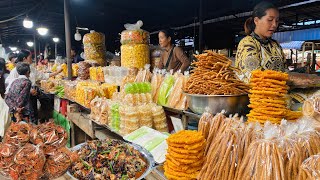 Best Market Food for Countryside & City - Walking Around Cambodian Food Market