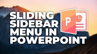 How To Create 🔥 Sliding Sidebar Menu 🔥 in PowerPoint