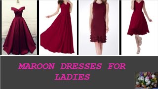 32 Trendy Yet Elegant Maroon Dresses For A Classy Look |By Flower De Fashion